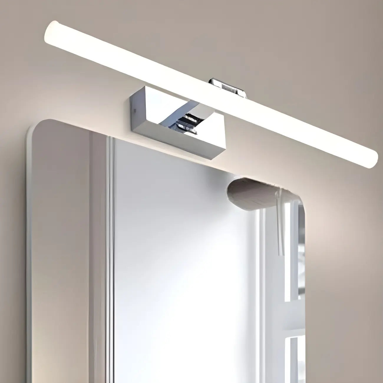 Applique murale géométrique linéaire moderne avec LED intégrée