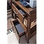 Mobile per stampante industriale con ripiani - 24 P x 22 L x 23 A