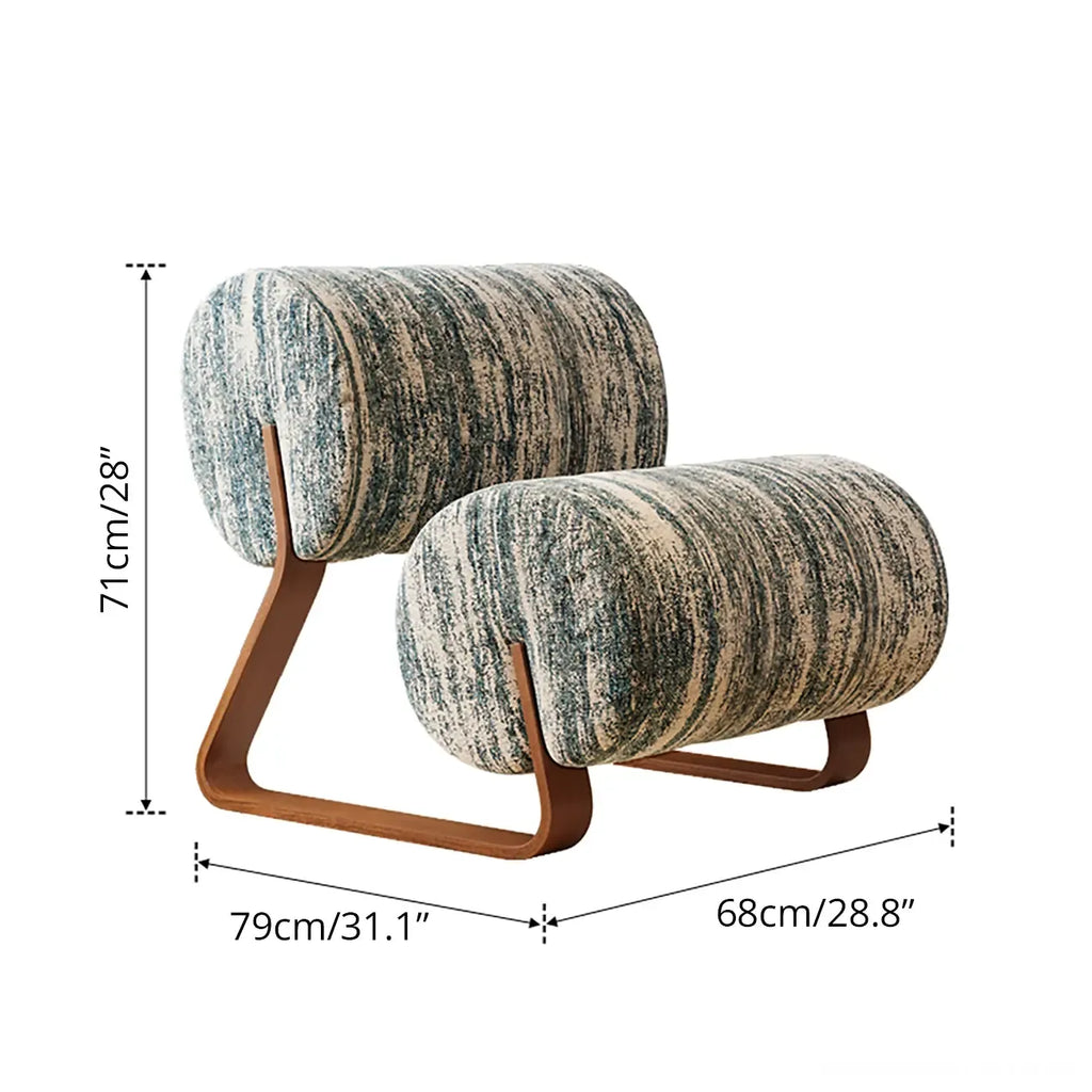 Fauteuil d'appoint sans accoudoirs en sherpa, style moderne du milieu du siècle, avec piètement en métal