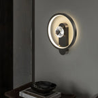 Applique murale moderne à 2 lumières LED avec variateur à 3 niveaux pour salon