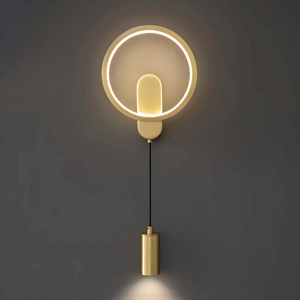 Applique murale moderne à 2 lumières LED avec variateur à 3 niveaux pour salon