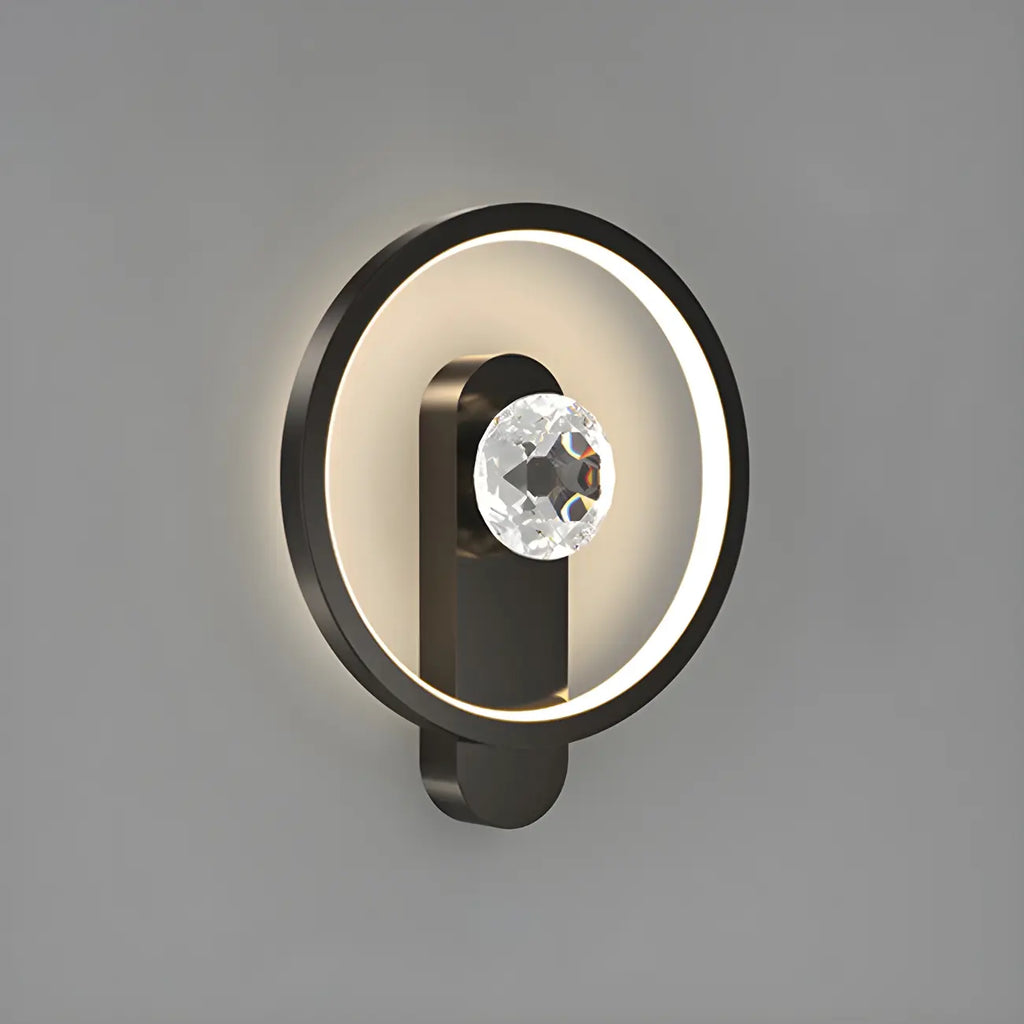 Applique murale moderne à 2 lumières LED avec variateur à 3 niveaux pour salon