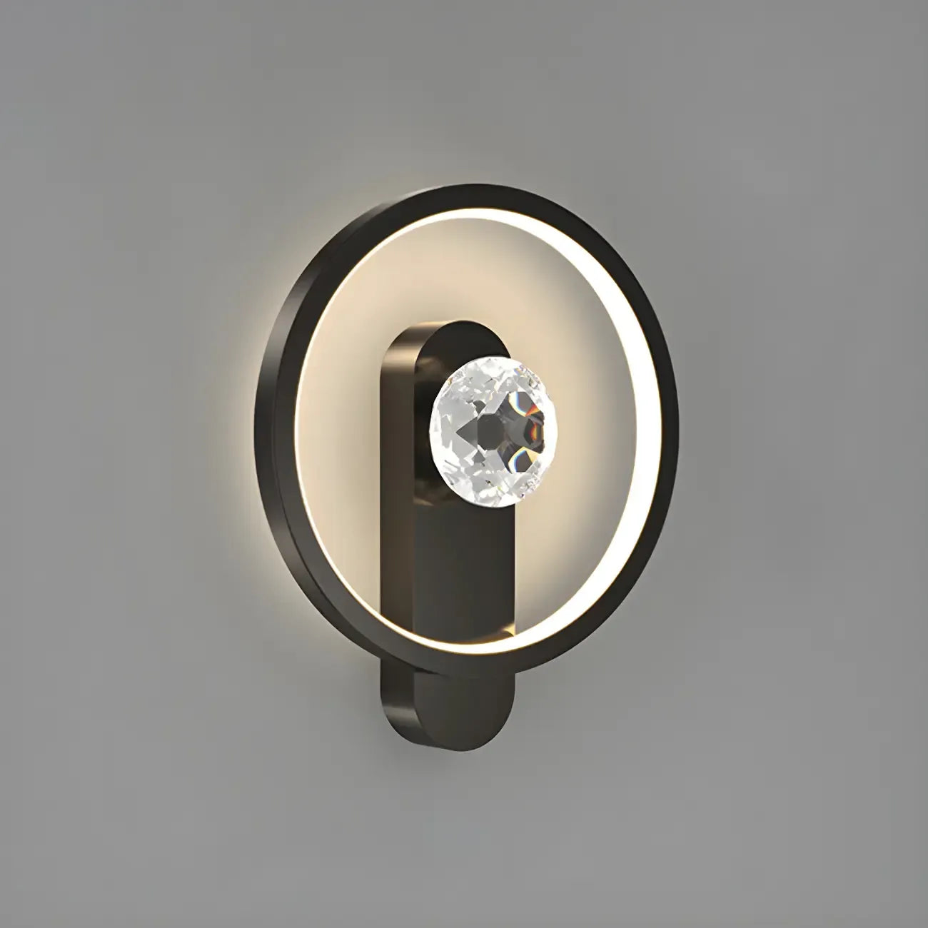 Applique murale moderne à 2 lumières LED avec variateur à 3 niveaux pour salon