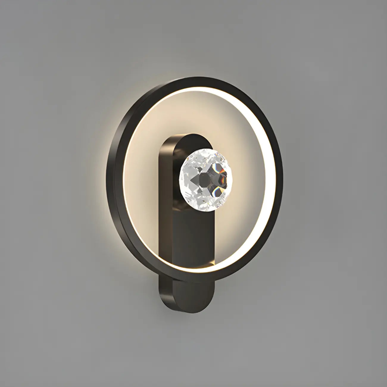 Applique murale moderne à 2 lumières LED avec variateur à 3 niveaux pour salon