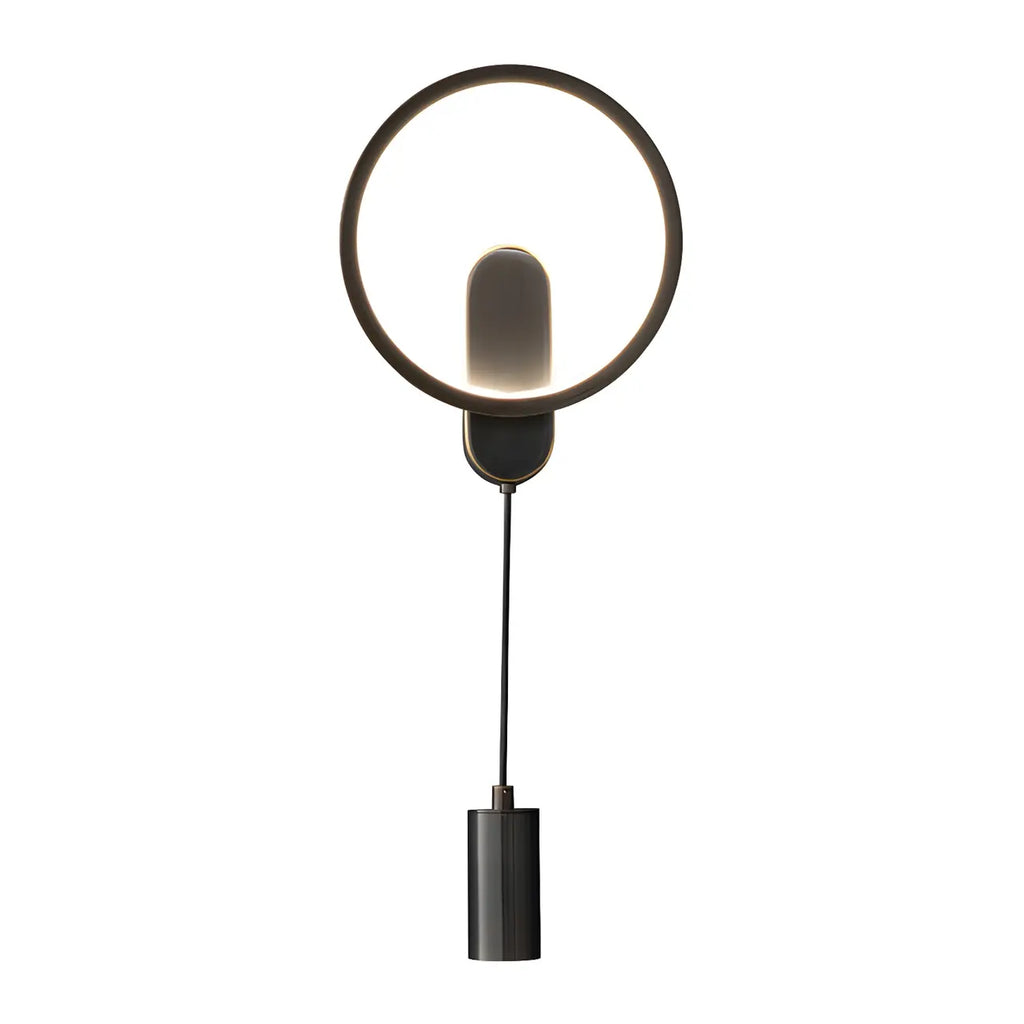 Applique murale moderne à 2 lumières LED avec variateur à 3 niveaux pour salon
