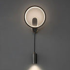 Applique murale moderne à 2 lumières LED avec variateur à 3 niveaux pour salon