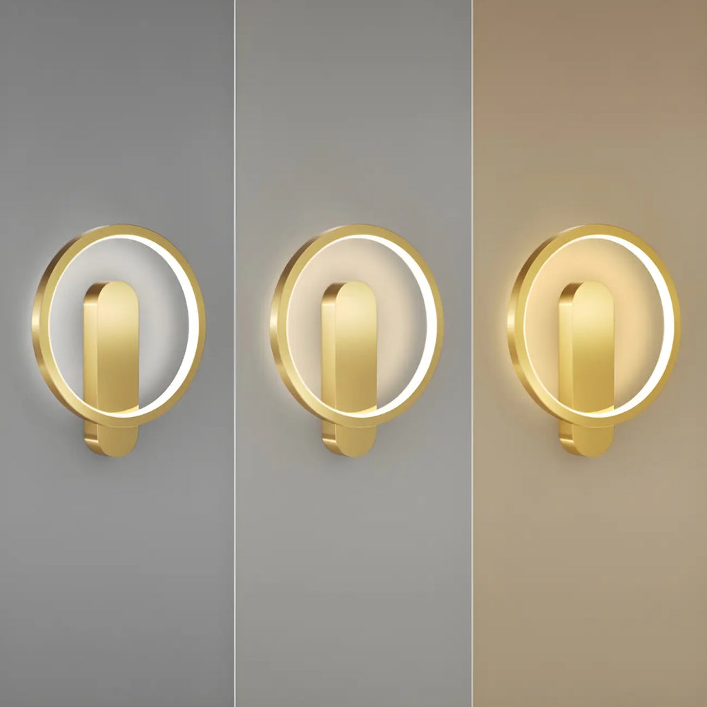 Applique murale moderne à 2 lumières LED avec variateur à 3 niveaux pour salon