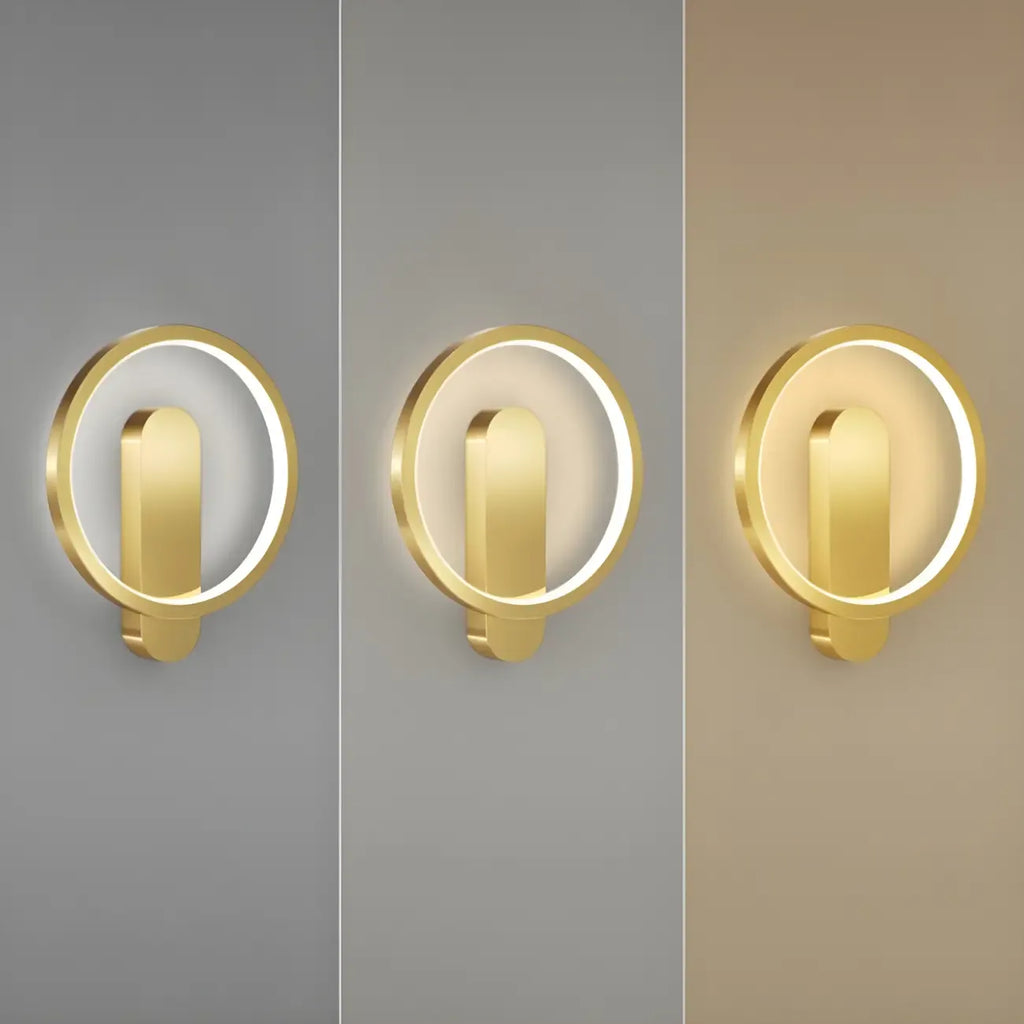Applique murale moderne à 2 lumières LED avec variateur à 3 niveaux pour salon