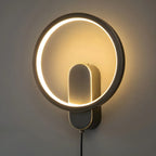 Applique murale moderne à 2 lumières LED avec variateur à 3 niveaux pour salon