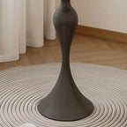 Table d'appoint ronde en métal résistant, petite, pour salon