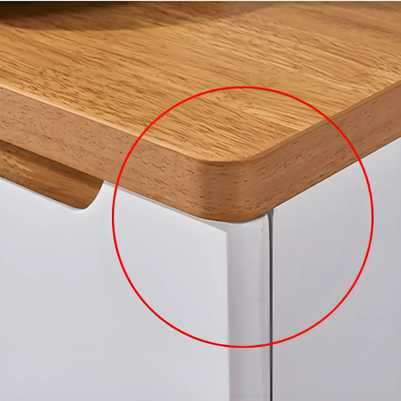 Armoire à chaussures d'entrée en bois massif blanc