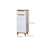 Armoire à chaussures d'entrée en bois massif blanc