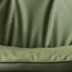 Fauteuil de bureau réglable en cuir capitonné avec base dorée