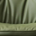 Fauteuil de bureau réglable en cuir capitonné avec base dorée