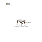Fauteuil d'appoint contemporain en cuir avec structure en bois