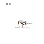Fauteuil d'appoint contemporain en cuir avec structure en bois