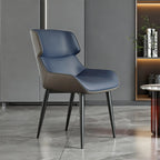 Ensemble de 2 chaises de salle à manger modernes à oreilles en similicuir