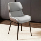 Ensemble de 2 chaises de salle à manger modernes à oreilles en similicuir