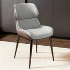 Ensemble de 2 chaises de salle à manger modernes à oreilles en similicuir