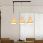 Suspension moderne à 3 lumières et longueur réglable pour îlot de cuisine