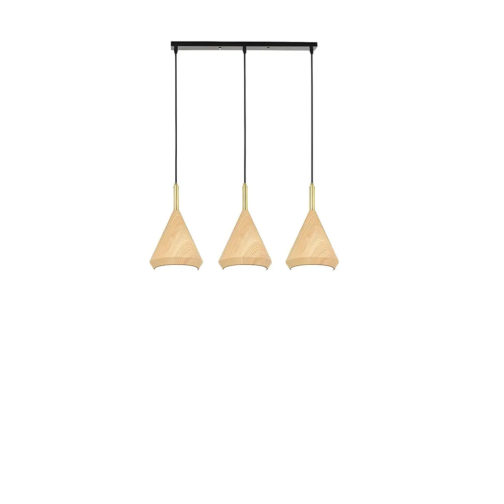 Suspension moderne à 3 lumières et longueur réglable pour îlot de cuisine