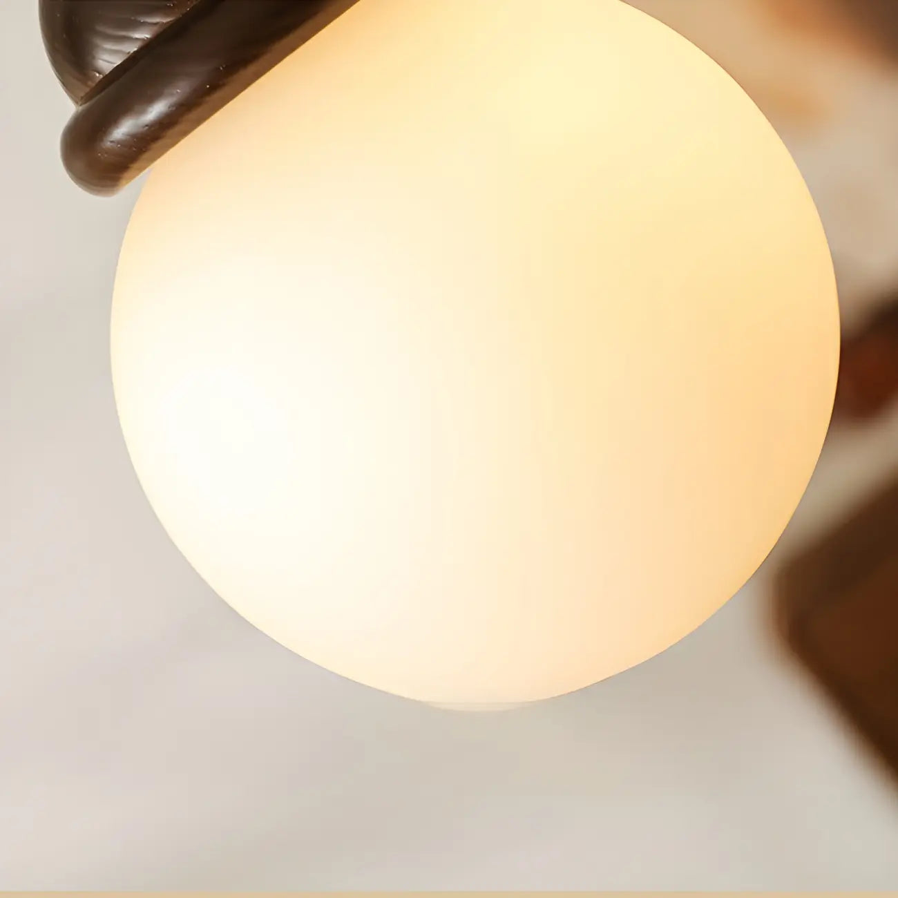 Lampada a sospensione a globo in vetro e metallo moderno per cucina