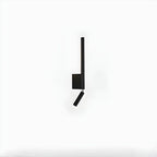 Applique murale de lecture moderne en métal à 2 lumières LED pour chambre à coucher