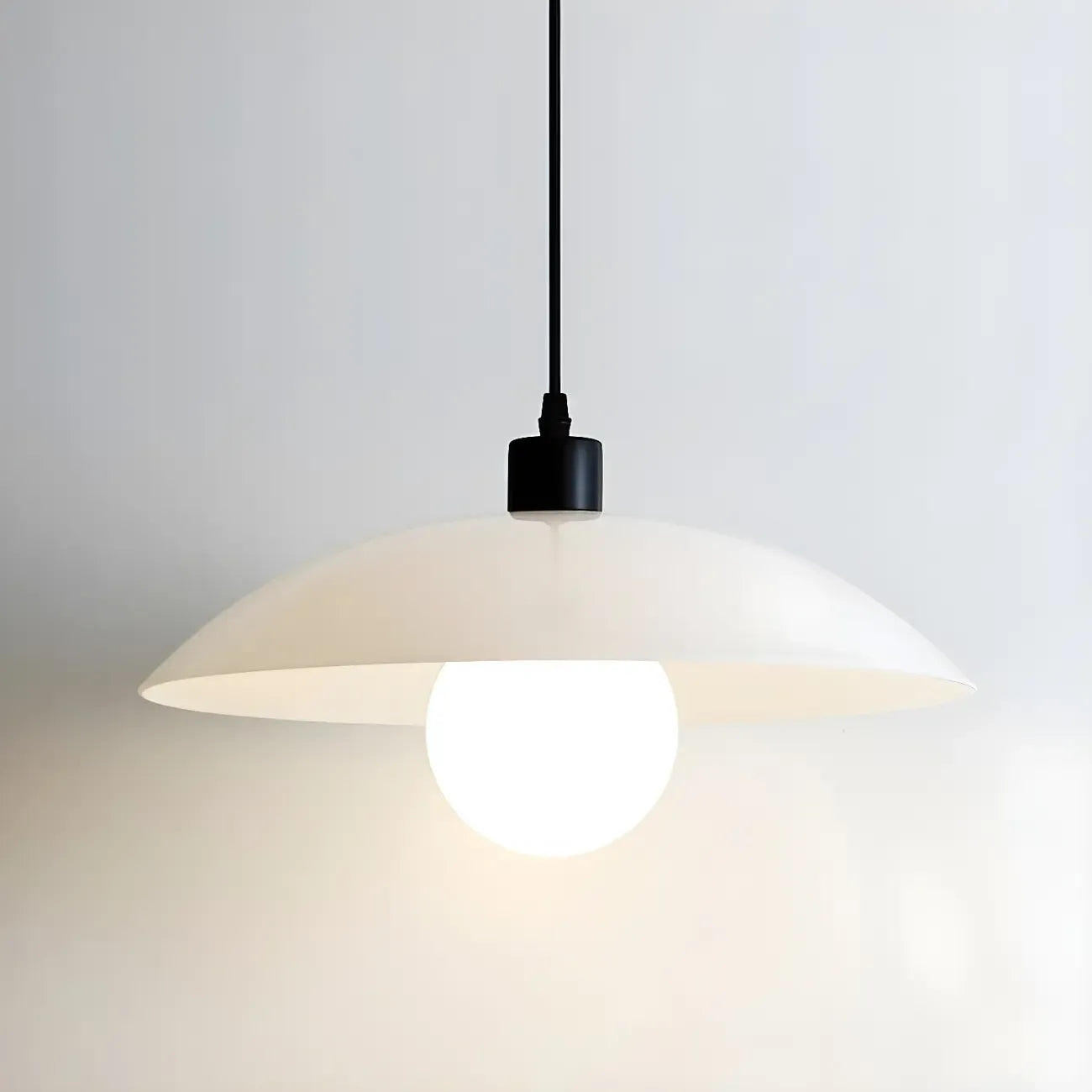 Lampadario moderno a LED da isola per cucina in vetro nero