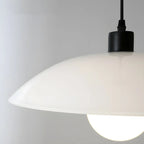 Lampadario moderno a LED da isola per cucina in vetro nero