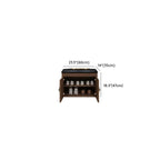 Banc d'entrée avec coussin en cuir, couvercle rabattable en bois et rangement intégré
