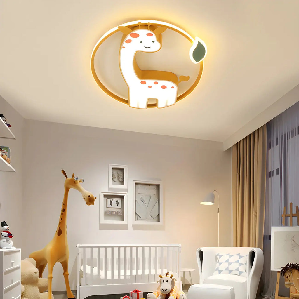 Plafonnier LED encastré pour chambre d'enfant à motif dessin animé