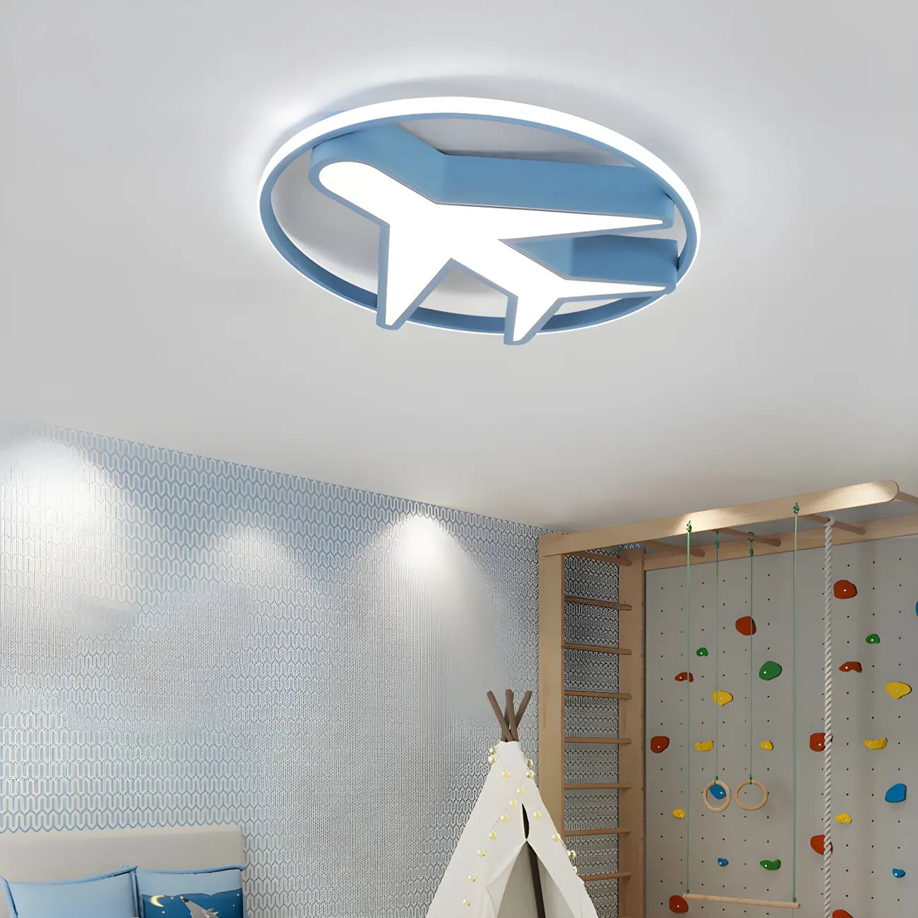 Plafonnier LED encastré pour chambre d'enfant à motif dessin animé