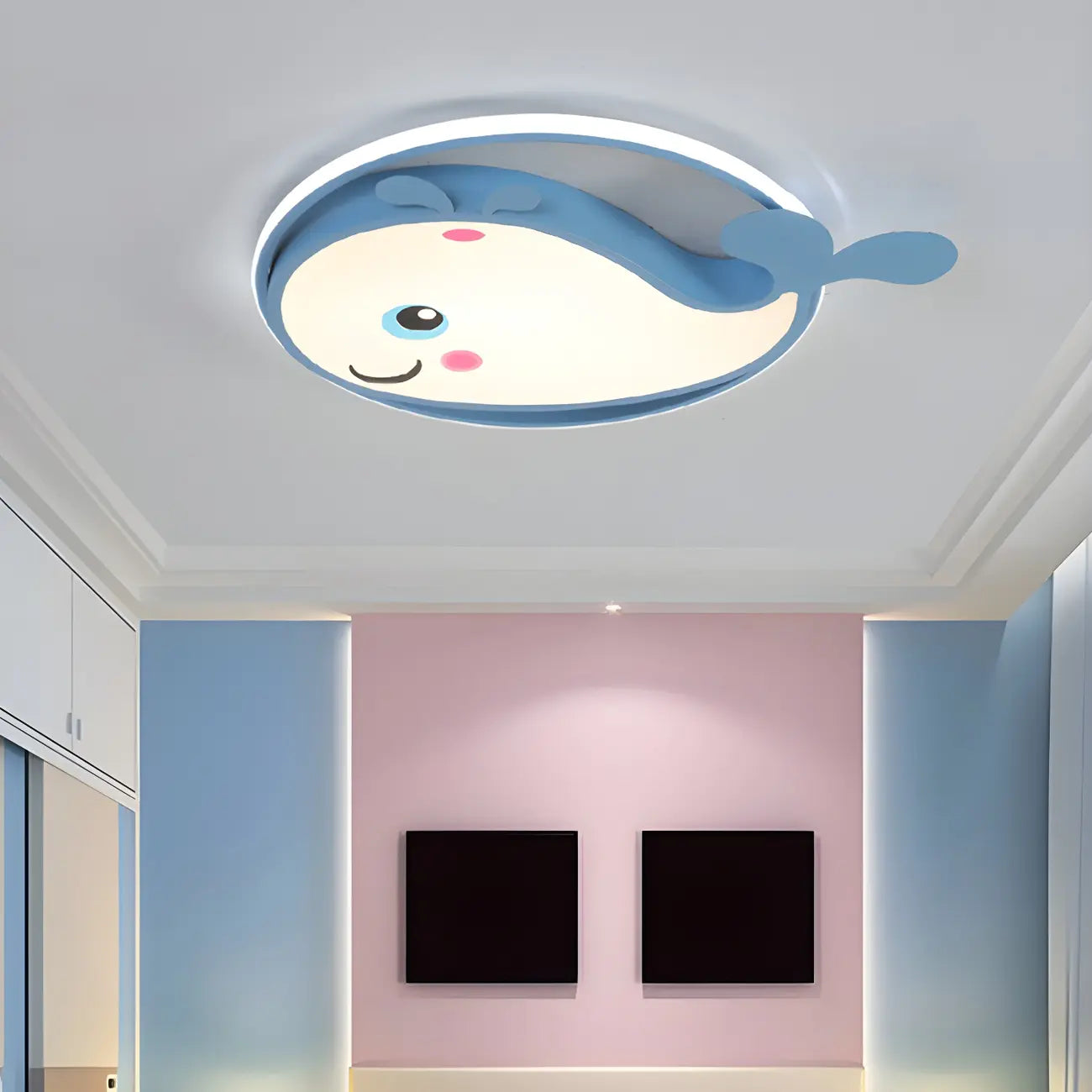 Plafonnier LED encastré pour chambre d'enfant à motif dessin animé