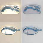Plafonnier LED encastré pour chambre d'enfant à motif dessin animé