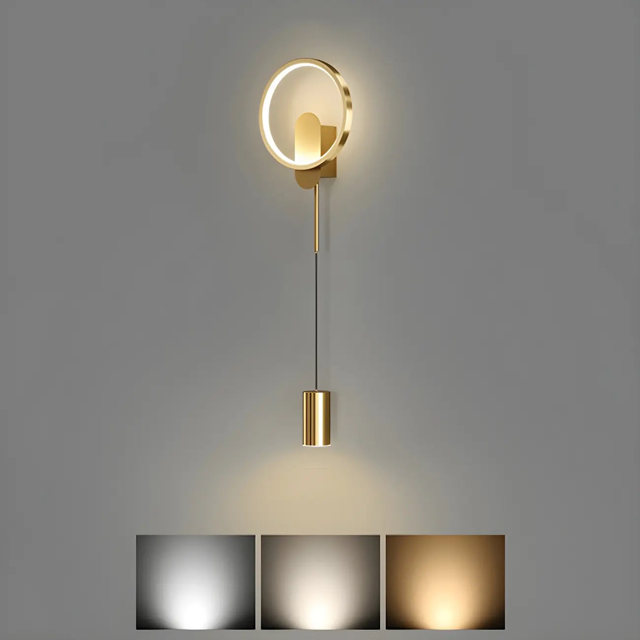 Lampada da parete a 2 luci a LED nera elegante e dimmerabile da 39,5"H per comodino