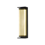 Applique murale LED extérieure moderne géométrique en acier