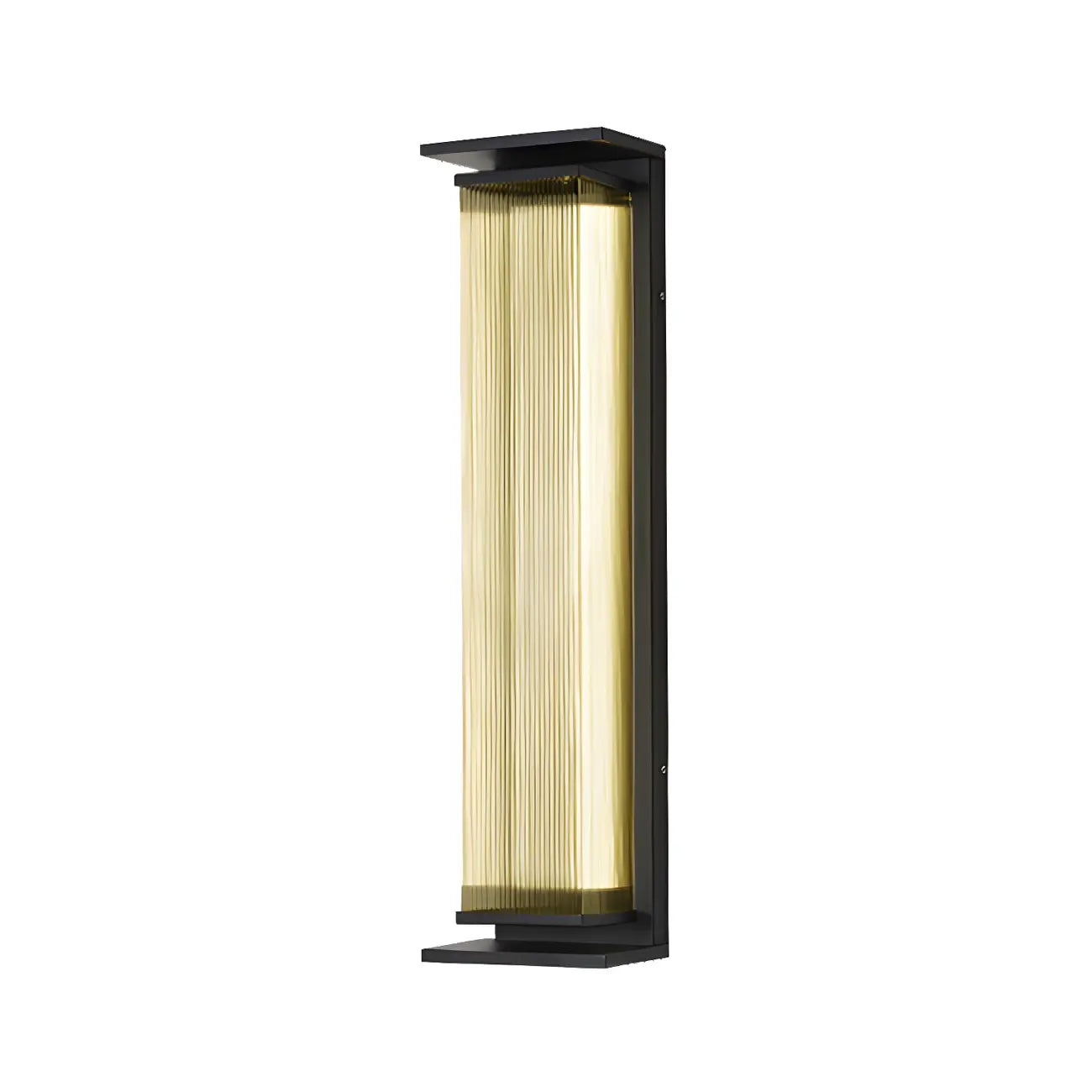 Applique murale LED extérieure moderne géométrique en acier