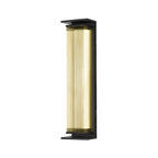 Applique murale LED extérieure moderne géométrique en acier