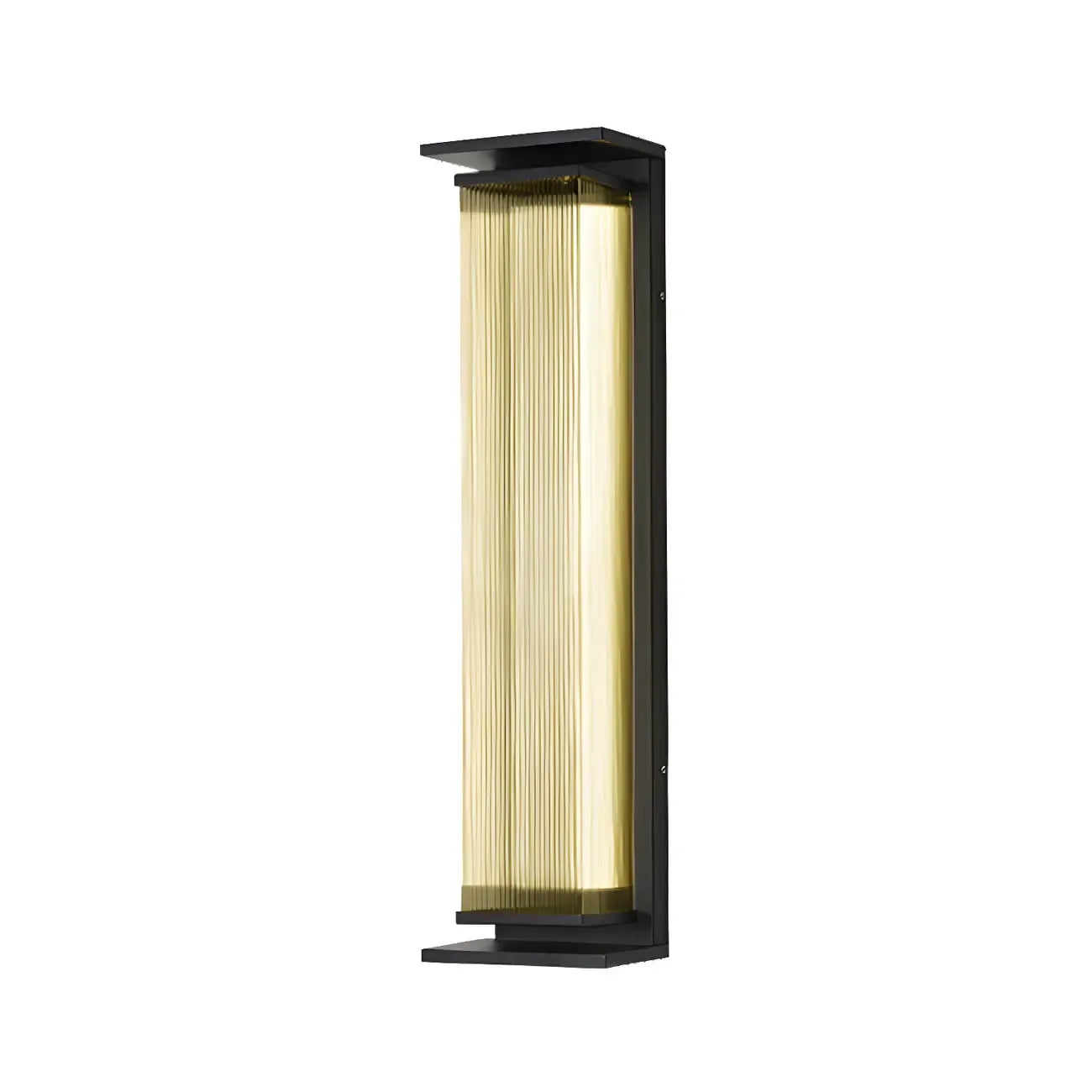 Applique murale LED extérieure moderne géométrique en acier