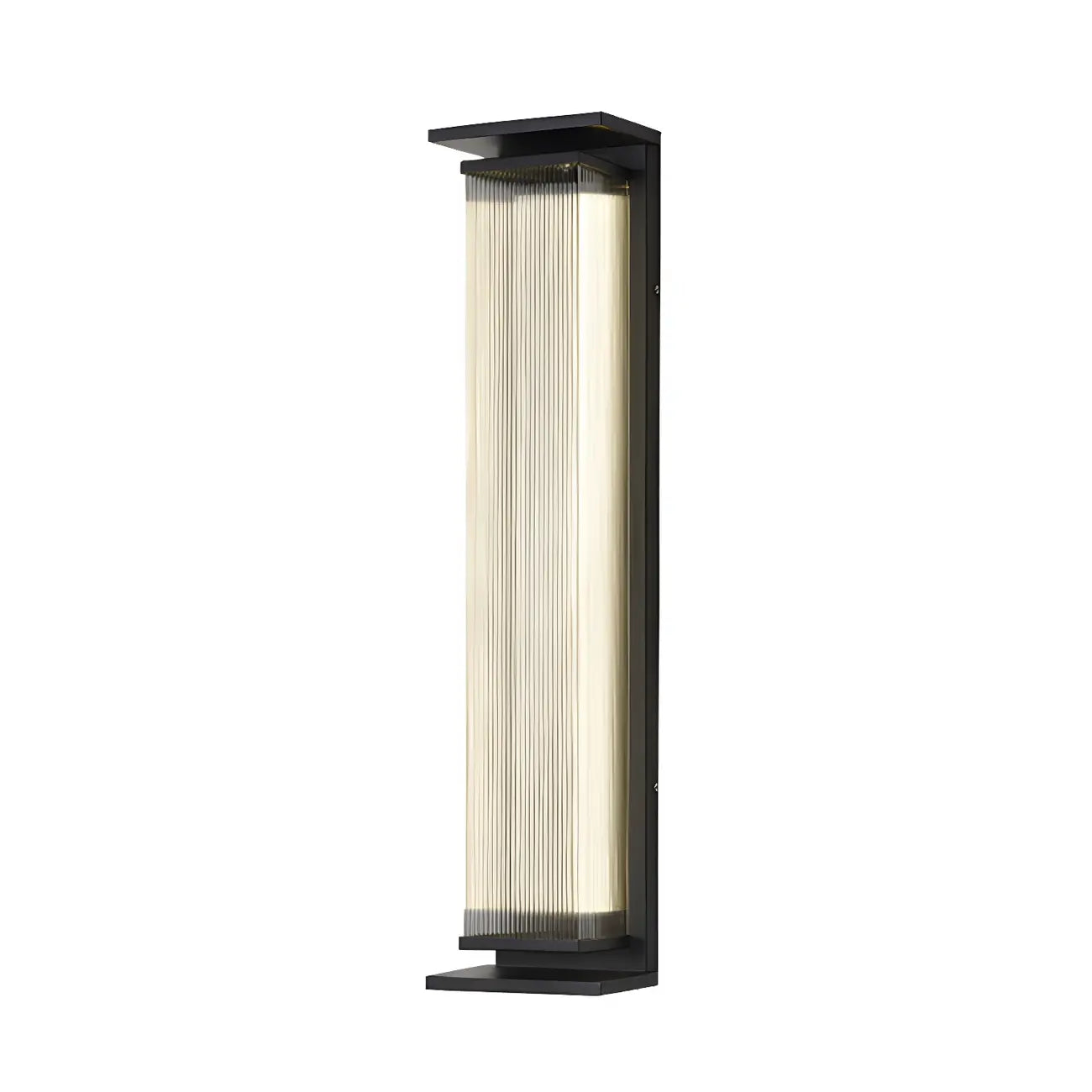 Applique murale LED extérieure moderne géométrique en acier