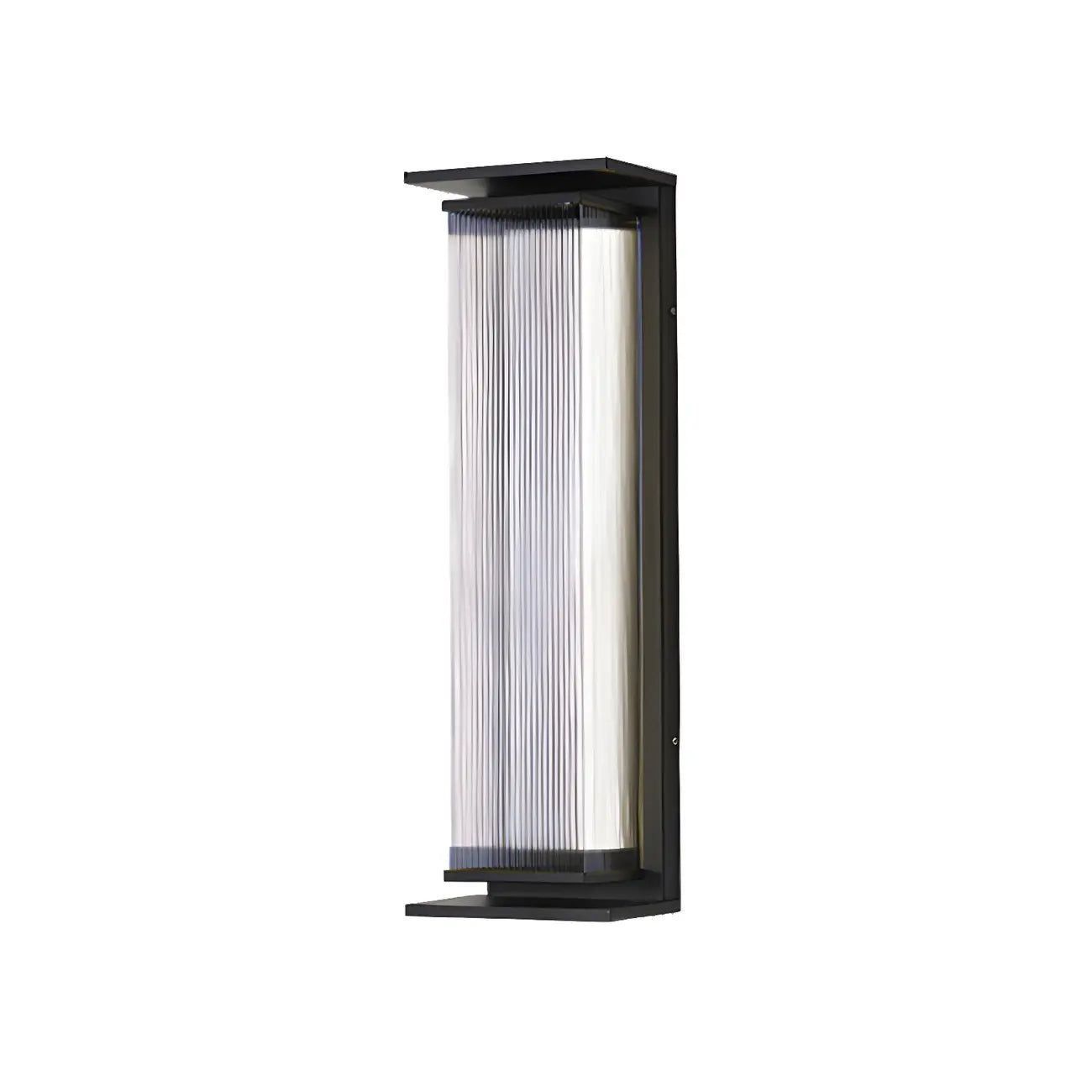Applique murale LED extérieure moderne géométrique en acier