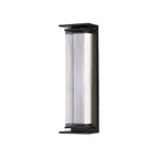 Applique murale LED extérieure moderne géométrique en acier
