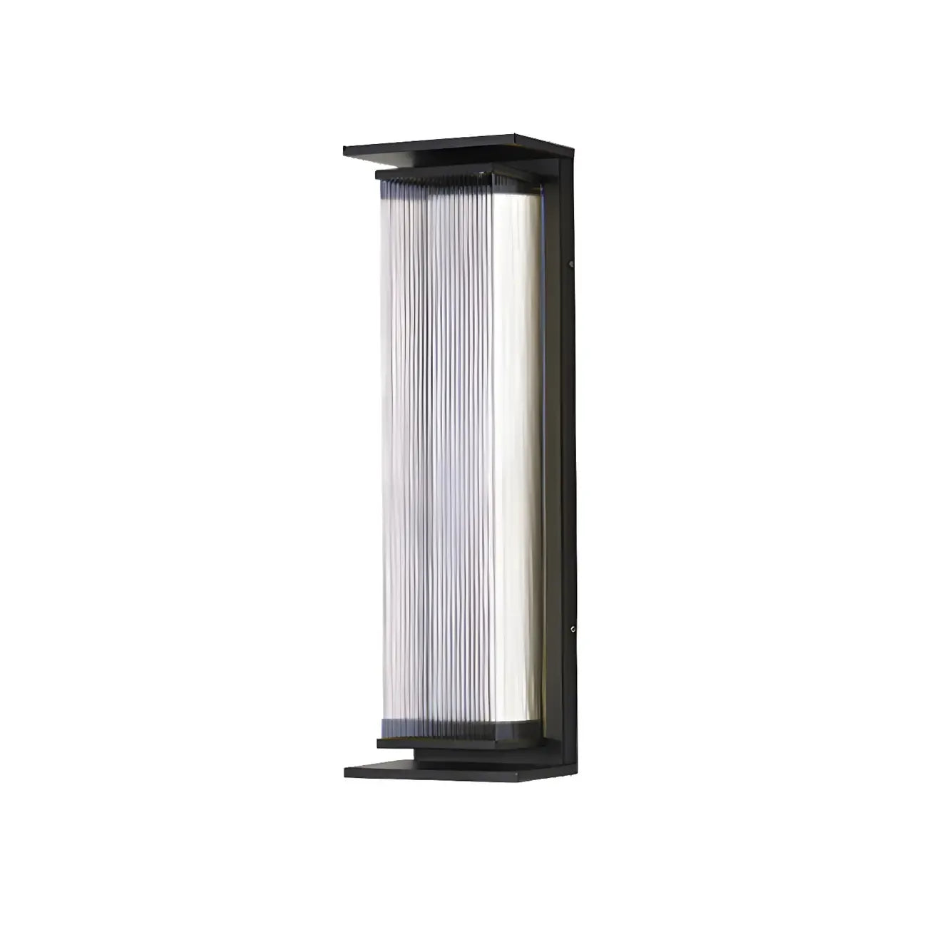 Applique murale LED extérieure moderne géométrique en acier