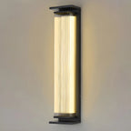 Applique murale LED extérieure moderne géométrique en acier
