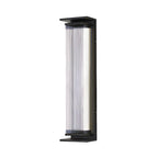 Applique murale LED extérieure moderne géométrique en acier