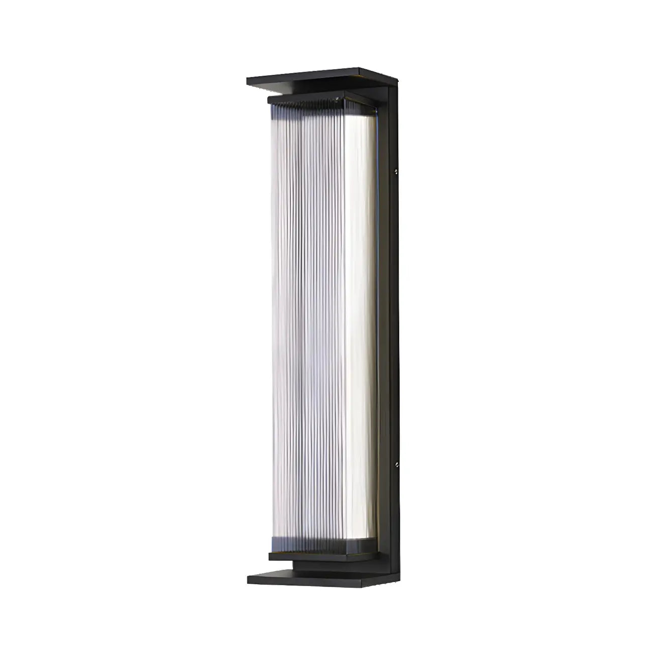 Applique murale LED extérieure moderne géométrique en acier