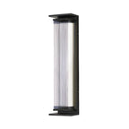 Applique murale LED extérieure moderne géométrique en acier