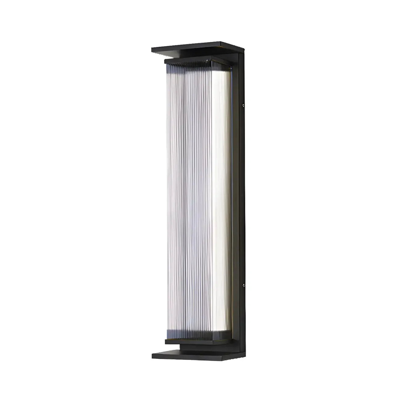 Applique murale LED extérieure moderne géométrique en acier