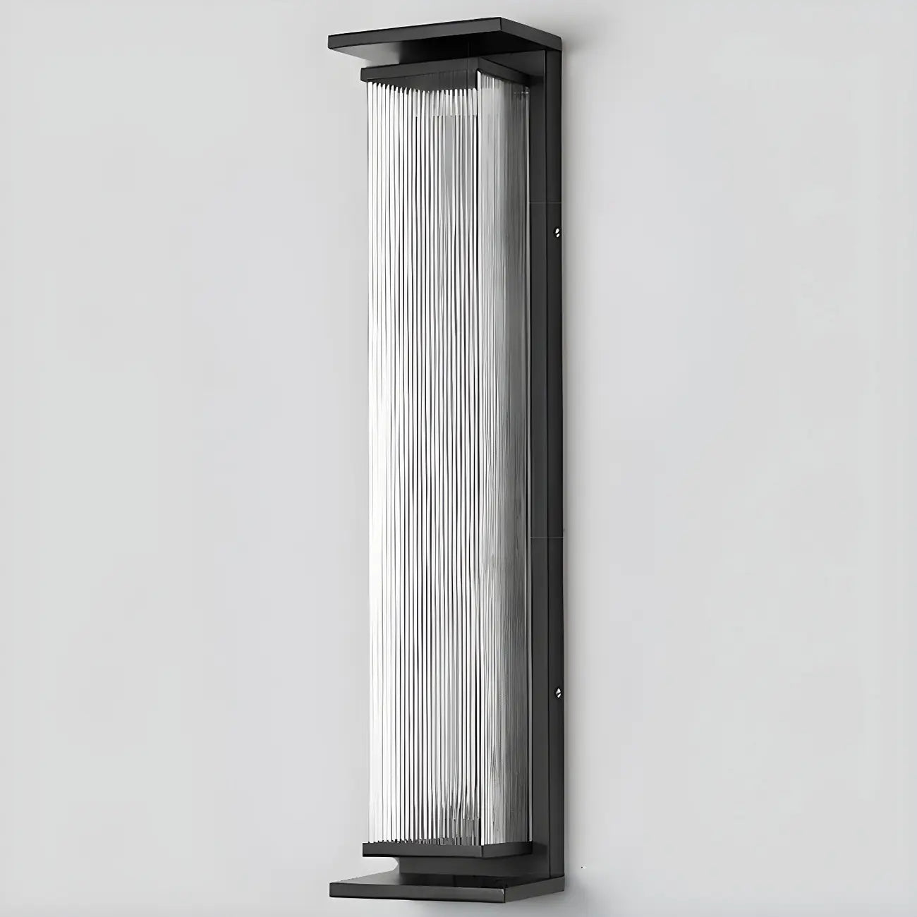 Applique murale LED extérieure moderne géométrique en acier