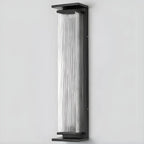 Applique murale LED extérieure moderne géométrique en acier